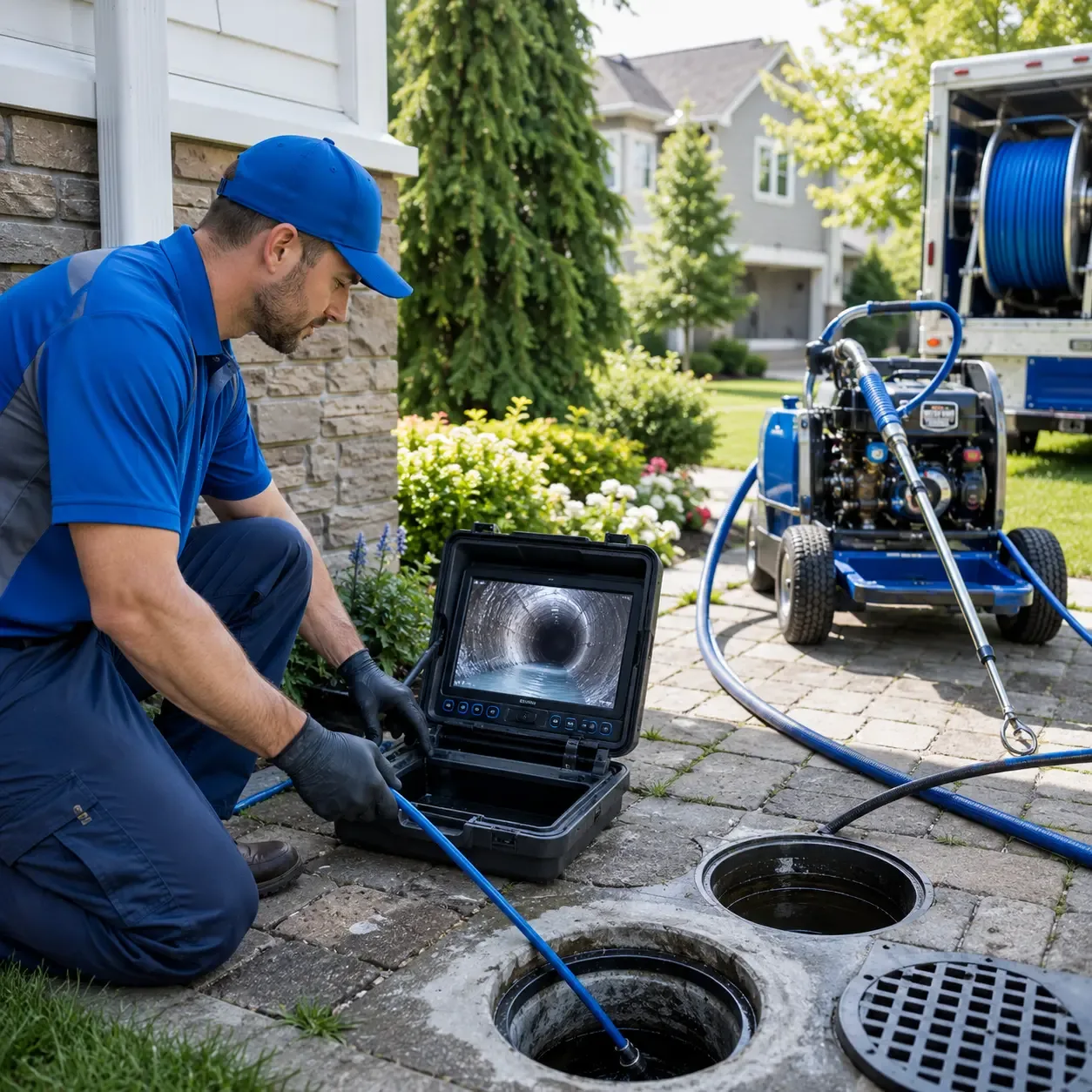 Outdoor drain cleaning professionals serving Dryden, NY