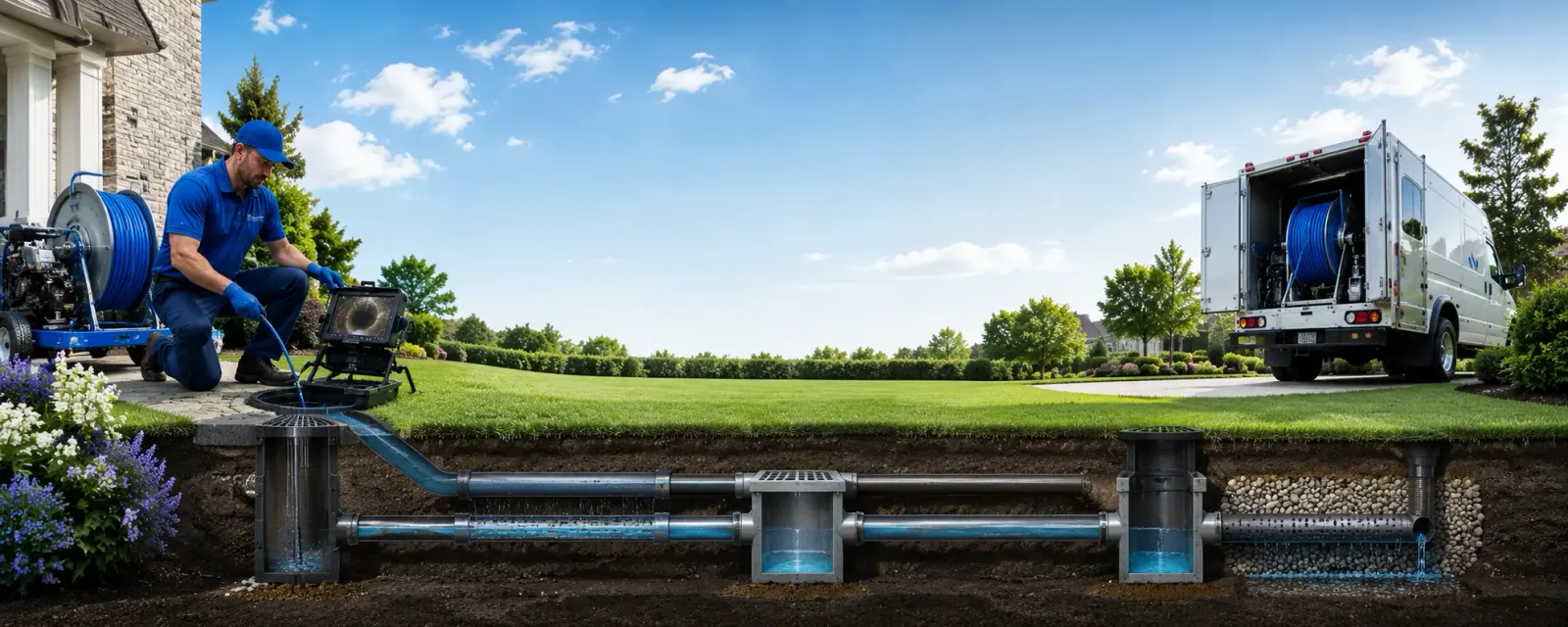 Outdoor drain cleaning information for Dryden, NY